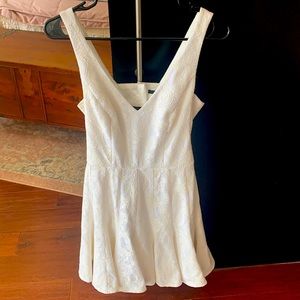 Jay Godfrey White Lace Fit and Flare. NWOT